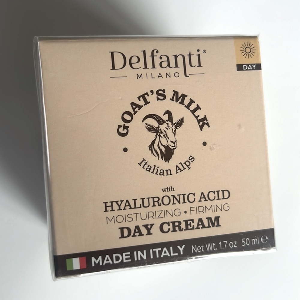 Delfanti Milano Goat's Milk Day Cream moisturizing and firming formula 50ml
